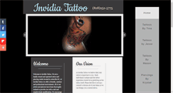 Desktop Screenshot of invidiatattoo.com